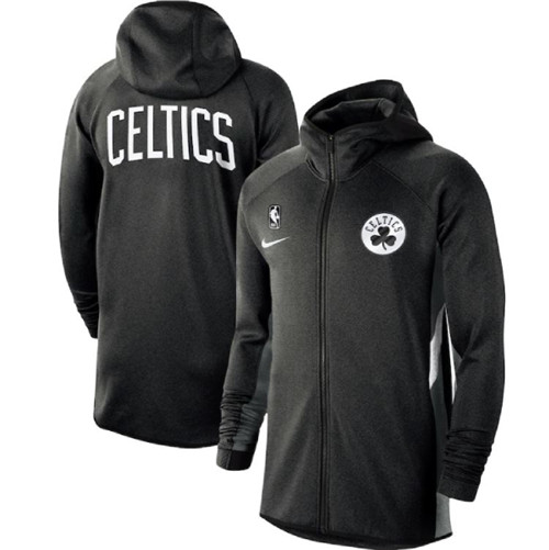 Achat Maillot du Veste Survetement A Capuche Boston Celtics - Noir