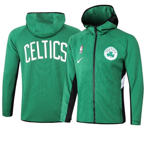 Achat Maillot du Veste Survetement A Capuche Boston Celtics - Vert