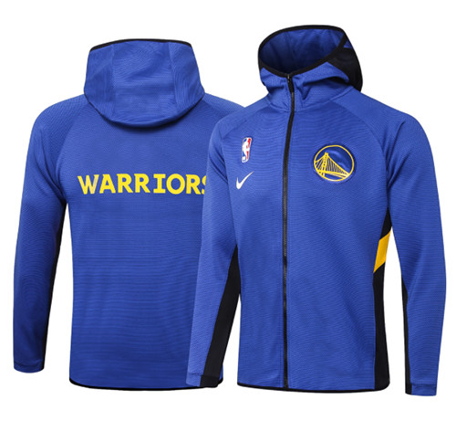 Achat Maillot du Veste Survetement A Capuche Oren State Warriors - Bleu