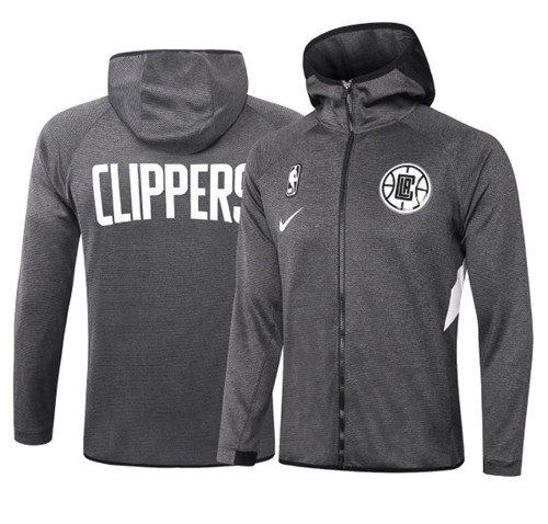 Achat Maillot du Veste Survetement A Capuche LA Clippers - Noir