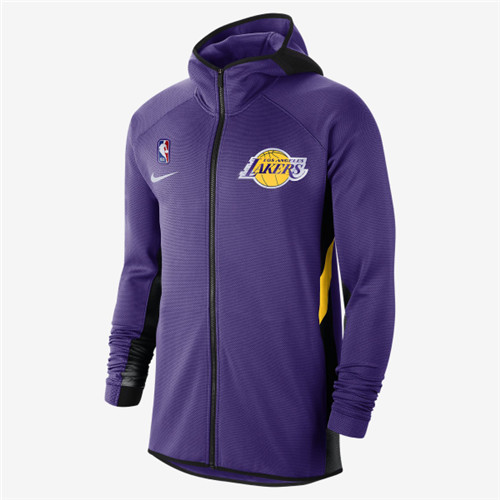 Achat Maillot du Veste Survetement A Capuche Los Angeles Lakers - Violet