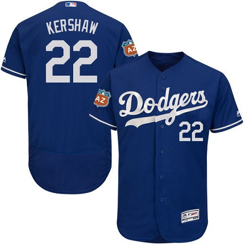 Achat Maillot du Clayton Kershaw, Los Angeles Dodgers - Bleu