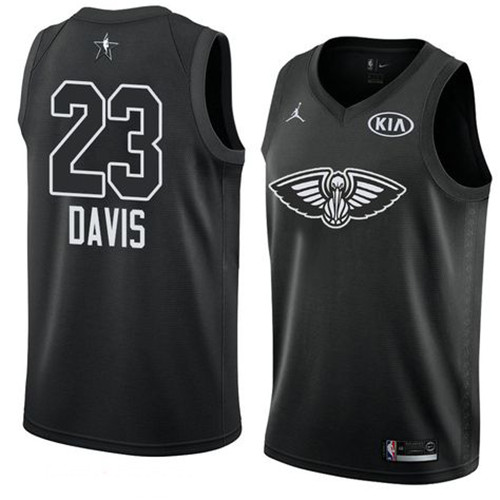 Nouveaux Maillot du Anthony Davis - 2018 All-Star Noir