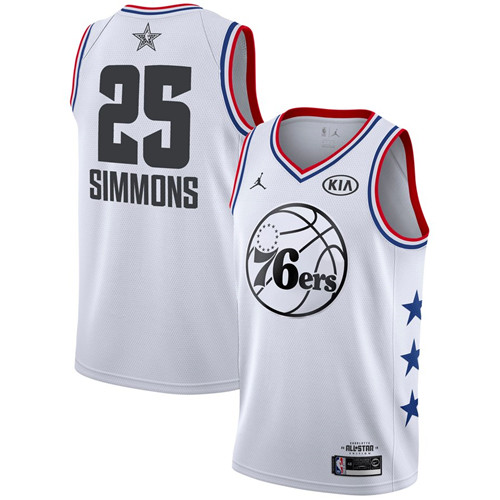 Nouveaux Maillot du Ben Simmons - 2019 All-Star Blanc