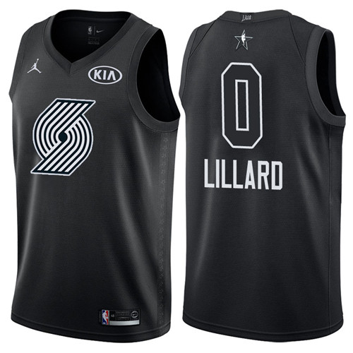 Nouveaux Maillot du Damian Lillard - 2018 All-Star Noir