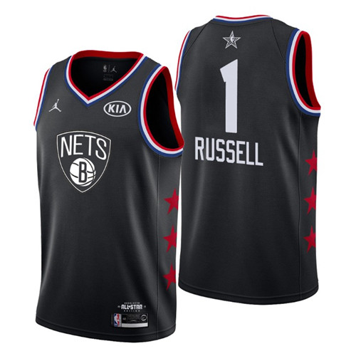 Nouveaux Maillot du D'Angelo Russell - 2019 All-Star Noir