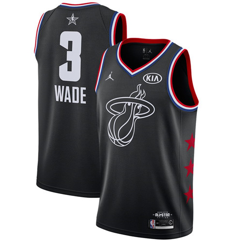 Nouveaux Maillot du Dwyane Wade - 2019 All-Star Noir