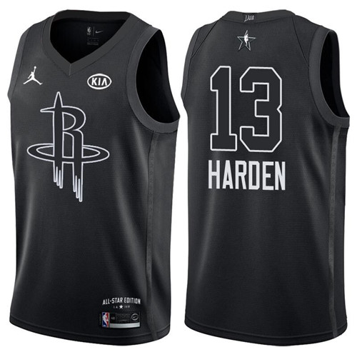 Nouveaux Maillot du James Harden - 2018 All-Star Noir