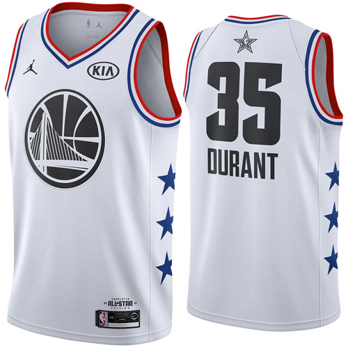 Nouveaux Maillot du Kevin Durant - 2019 All-Star Blanc