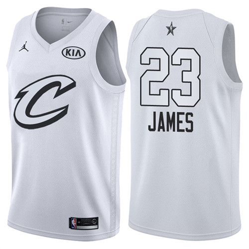 Nouveaux Maillot du LeBron James - 2018 All-Star Blanc