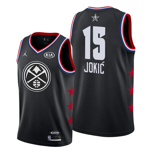 Nouveaux Maillot du Nikola Jokić - 2019 All-Star Noir