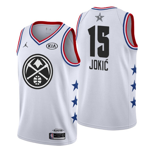 Nouveaux Maillot du Nikola Jokić - 2019 All-Star Blanc