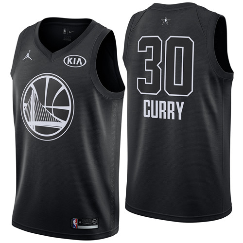 Pas cher Maillot du Stephen Curry - 2018 All-Star Noir