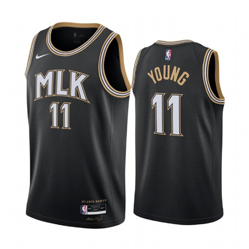 Pas cher Maillot du Trae Young, Atlanta Hawks 2020/21 - MLK City Edition