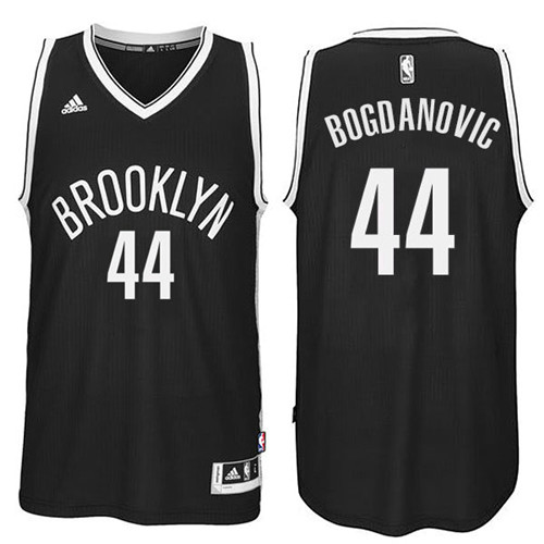 Pas cher Maillot du Bojan Bogdanovic, Brooklyn Nets - Noir