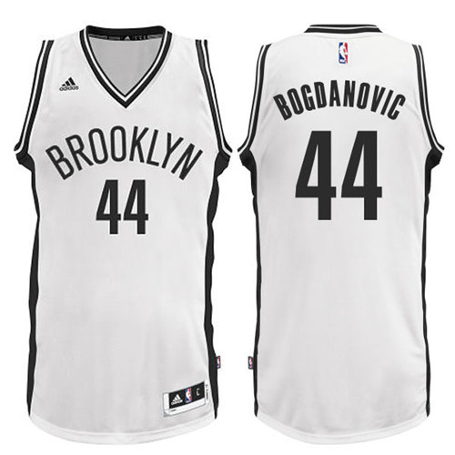 Pas cher Maillot du Bojan Bogdanovic, Brooklyn Nets - Blanc