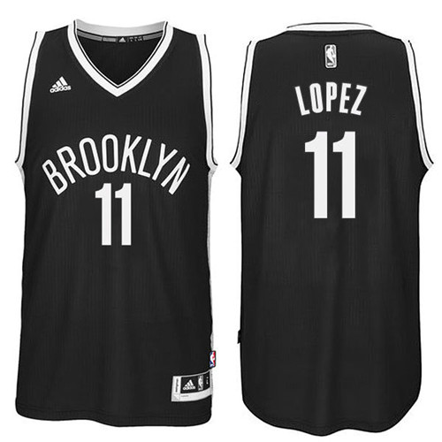 Pas cher Maillot du Brook Lopez, Brooklyn Nets - Noir