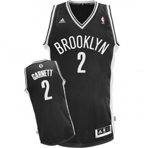 Pas cher Maillot du Kevin Garnett, Brooklyn Nets [Negra]