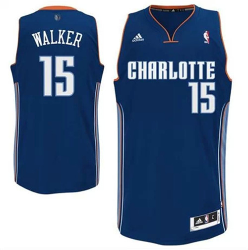 Pas cher Maillot du Kemba Walker, Charlotte Bobcats - Road