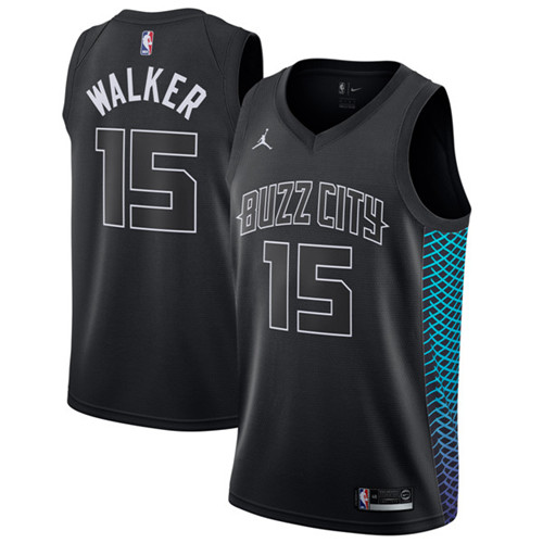 Pas cher Maillot du Kemba Walker, Charlotte Hornets - City Edition