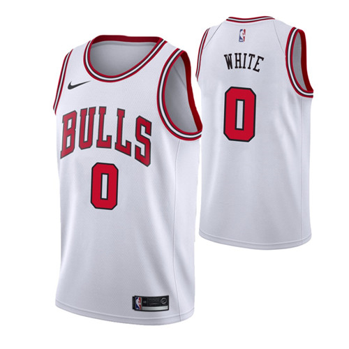 Nouveaux Maillot du Coby Blanc, Chicago Bulls - Association