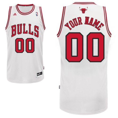 Nouveaux Maillot du Custom, Chicago Bulls [Home]