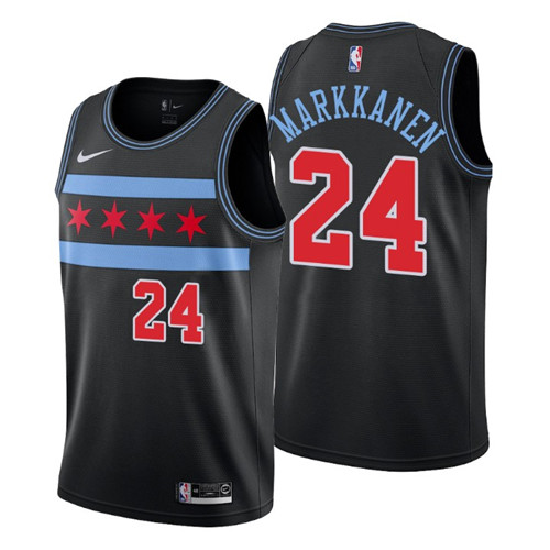 Nouveaux Maillot du Lauri Markkanen, Chicago Bulls 2018/19 - City Edition