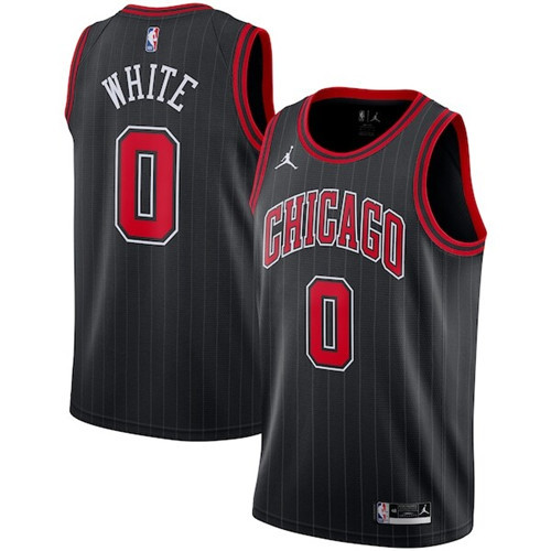 Nouveaux Maillot du Coby Blanc, Chicago Bulls 2020/21 - Statement