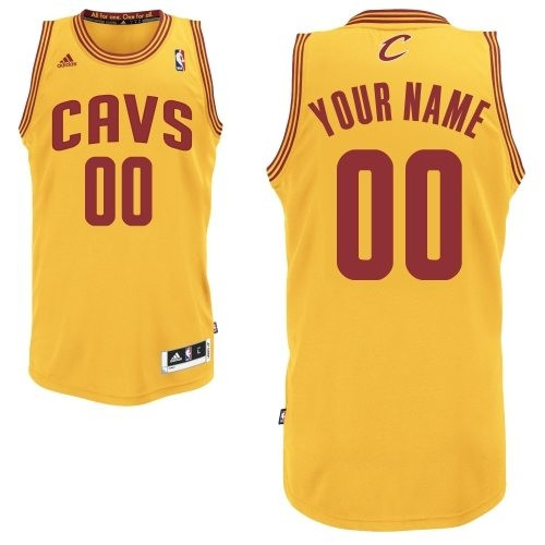 Nouveaux Maillot du Custom, Cleveland Cavaliers - Or