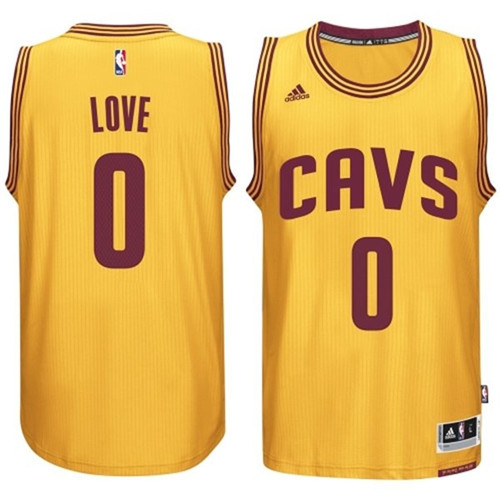 Nouveaux Maillot du Kevin Love, Cleveland Cavaliers - Or