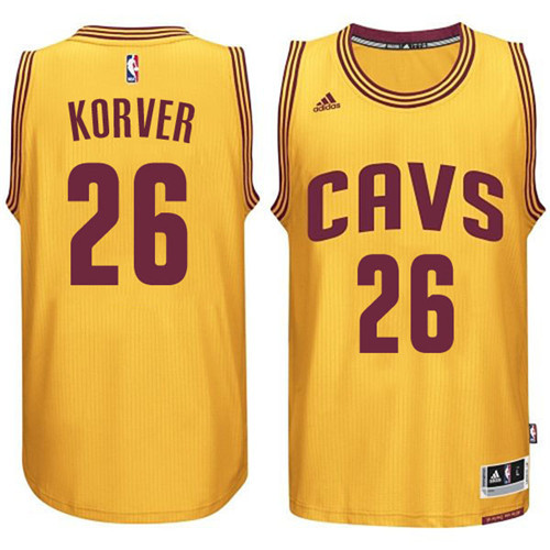 Nouveaux Maillot du Kyle Korver, Cleveland Cavaliers - Or