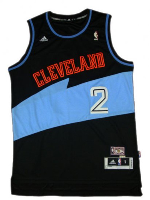 Nouveaux Maillot du Kyrie Irving, Cleveland Cavaliers [Negra/Bleu]