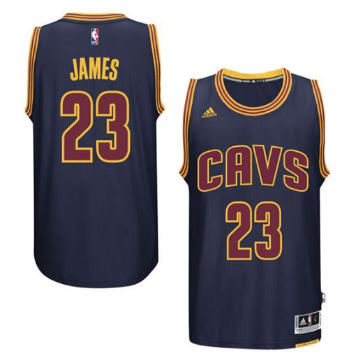 Nouveaux Maillot du LeBron James, Cleveland Cavaliers - Bleu Marine