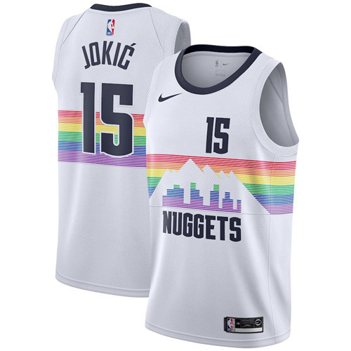 Nouveaux Maillot du Nikola Jokic, Denver Nuggets 2018/19 - City Edition