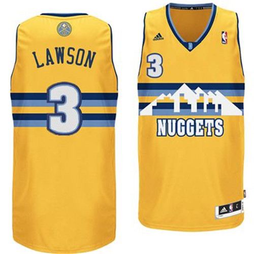 Nouveaux Maillot du Ty Lawson, Denver Nuggets [Amarilla]