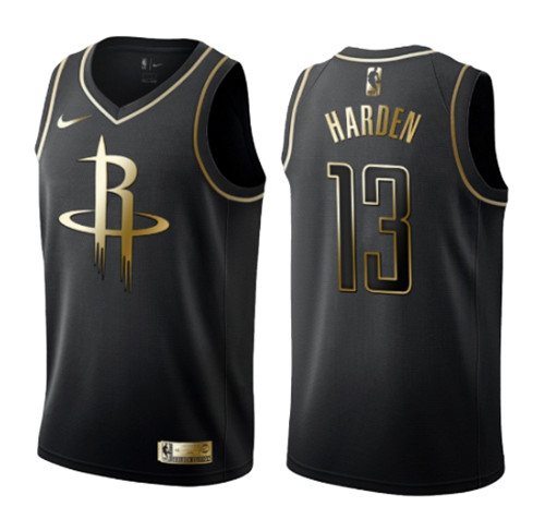 Achetés Maillot du James Harden, Houston Rockets - Noir/Or