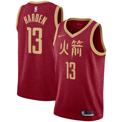 Achetés Maillot du James Harden, Houston Rockets 2018/19 - City Edition