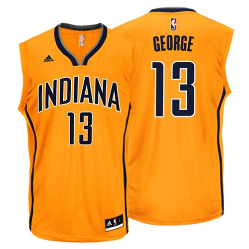 Achetés Maillot du Paul George, Indiana Pacers [Amarilla]