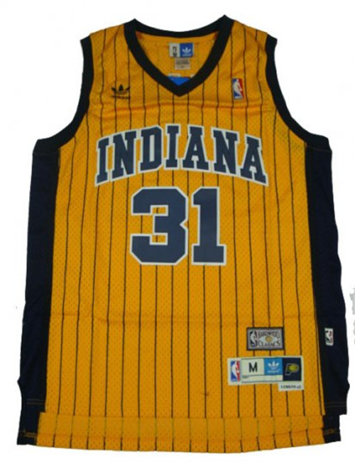 Achetés Maillot du Reggie Miller, Indiana Pacers [Amarilla]