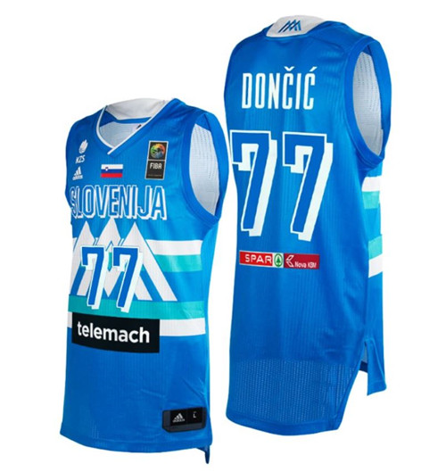 Achetés Maillot du Luka Doncic, Eslovenia 2021 JJOO - Blue