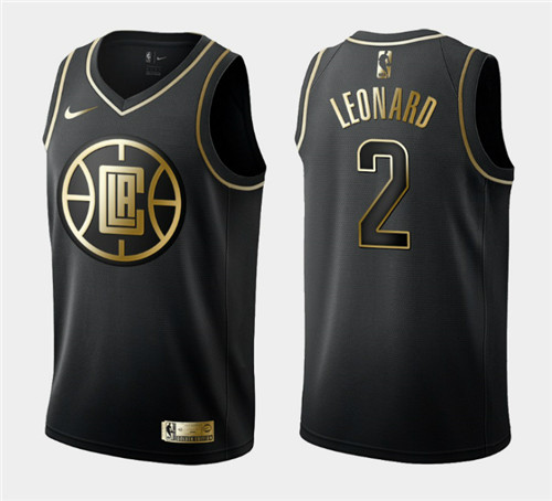 Achetés Maillot du Kawhi Leonard, Los Angeles Clippers - Noir/Or