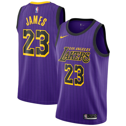 Flocage Maillot du LeBron James, Los Angeles Lakers 2018/19 - City Edition