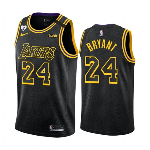 Flocage Maillot du Kobe Bryant, Los Angeles Lakers 'Noir Mamba'