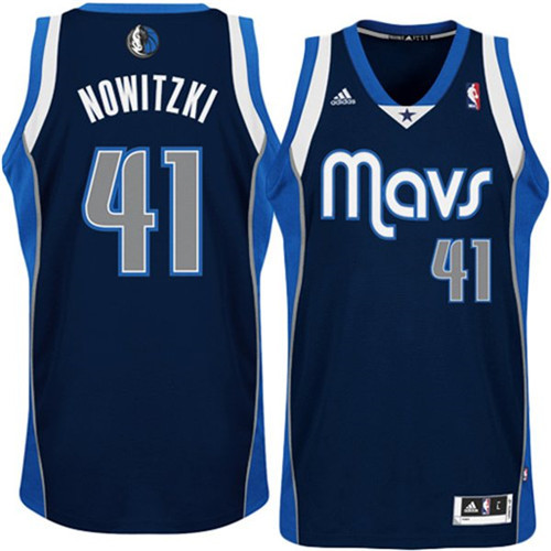 Flocage Maillot du Dirk Nowitzki Dallas Mavericks [Bleu oscuro]