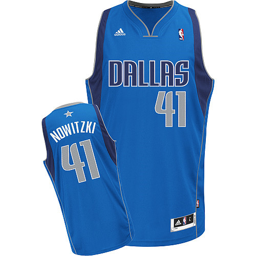 Flocage Maillot du Dirk Nowitzki Dallas Mavericks [Bleu]