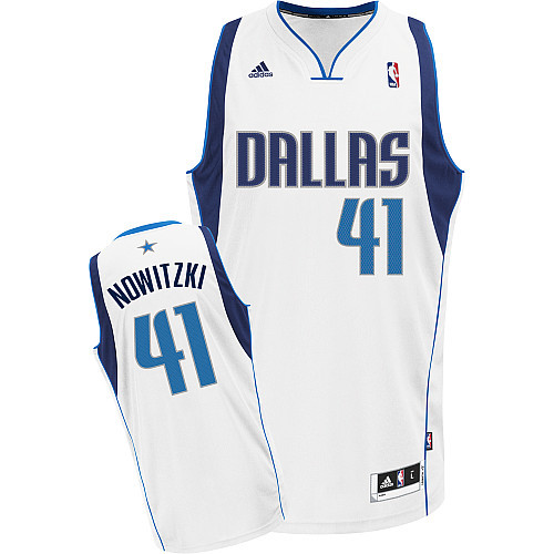 Flocage Maillot du Dirk Nowitzki Dallas Mavericks [Blanc]