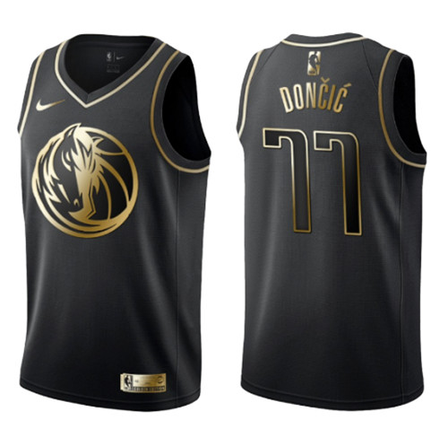 Flocage Maillot du Luka Doncic, Maverick Dallas - Noir/Or