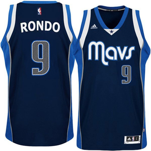 Flocage Maillot du Rajon Rondo, Dallas Mavericks - Bleu