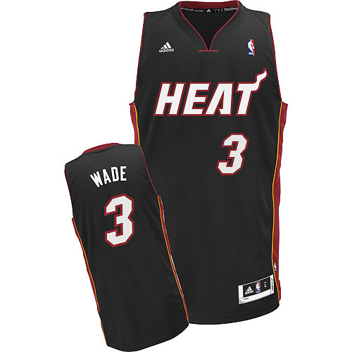 Flocage Maillot du Dwyane Wade, Miami Heat [Negra]