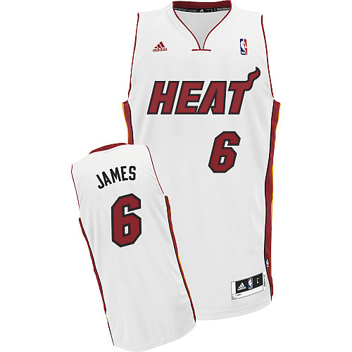 Flocage Maillot du Lebron James Miami Heat [Blanc]